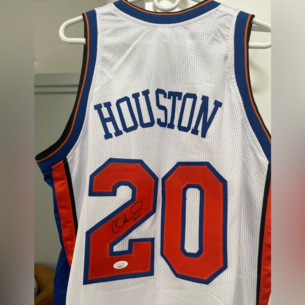 Allen Wade Houston New York knicks Signed Jersey
